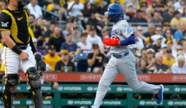 Dodgers score 10 runs in 7th inning to rout Pirates