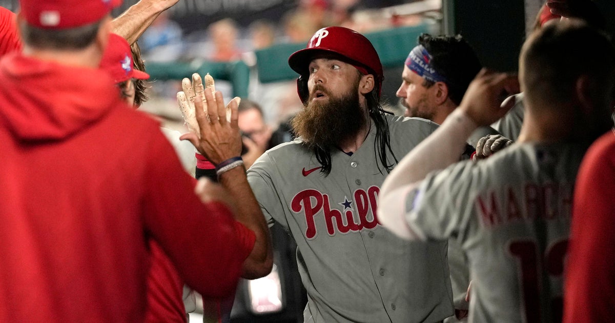 Brandon Marsh homers, but Philadelphia Phillies' offense struggles in loss to Nationals