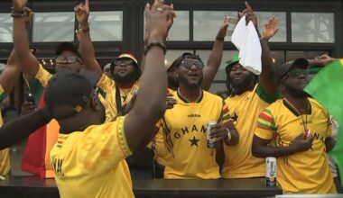 Ghana, Croatia fans keep World Cup party alive in Philadelphia despite heavy rain
