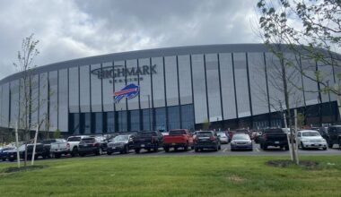 Who can or can't use Erie County's hospitality suite at new Highmark Stadium