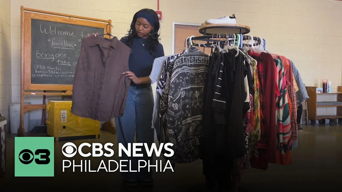 Philadelphia student starts school thrift store to combine fashion with sustainability