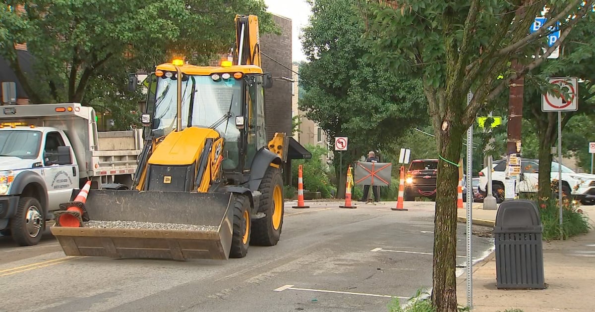 Water main breaks impacting streets in Edgewood and Swissvale – WPXI