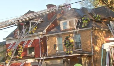 House catches fire in Pittsburgh’s Upper Hill, spreads to neighboring home; firefighter injured – WPXI