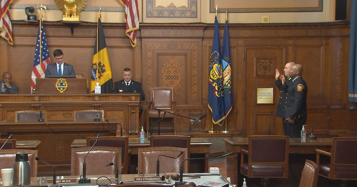 5 Pittsburgh Bureau of Fire members celebrate promotions