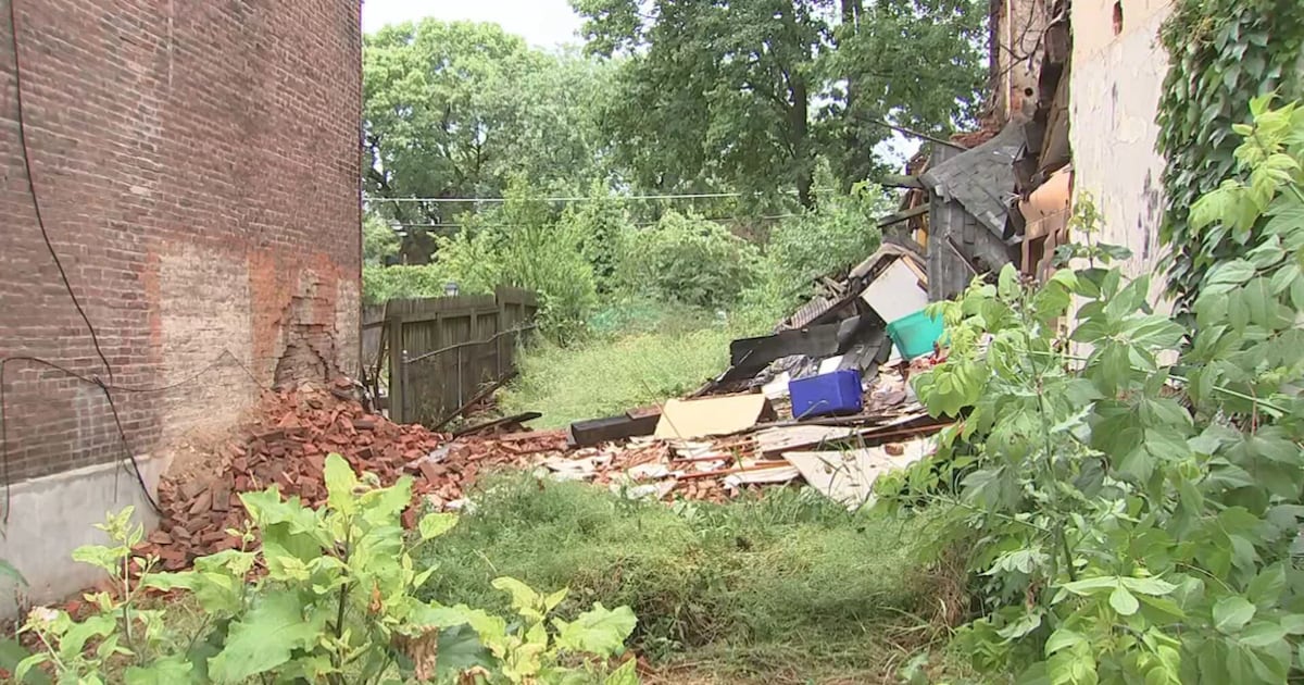 Storms leave Pittsburgh’s Manchester neighborhood damaged, topple part of condemned building