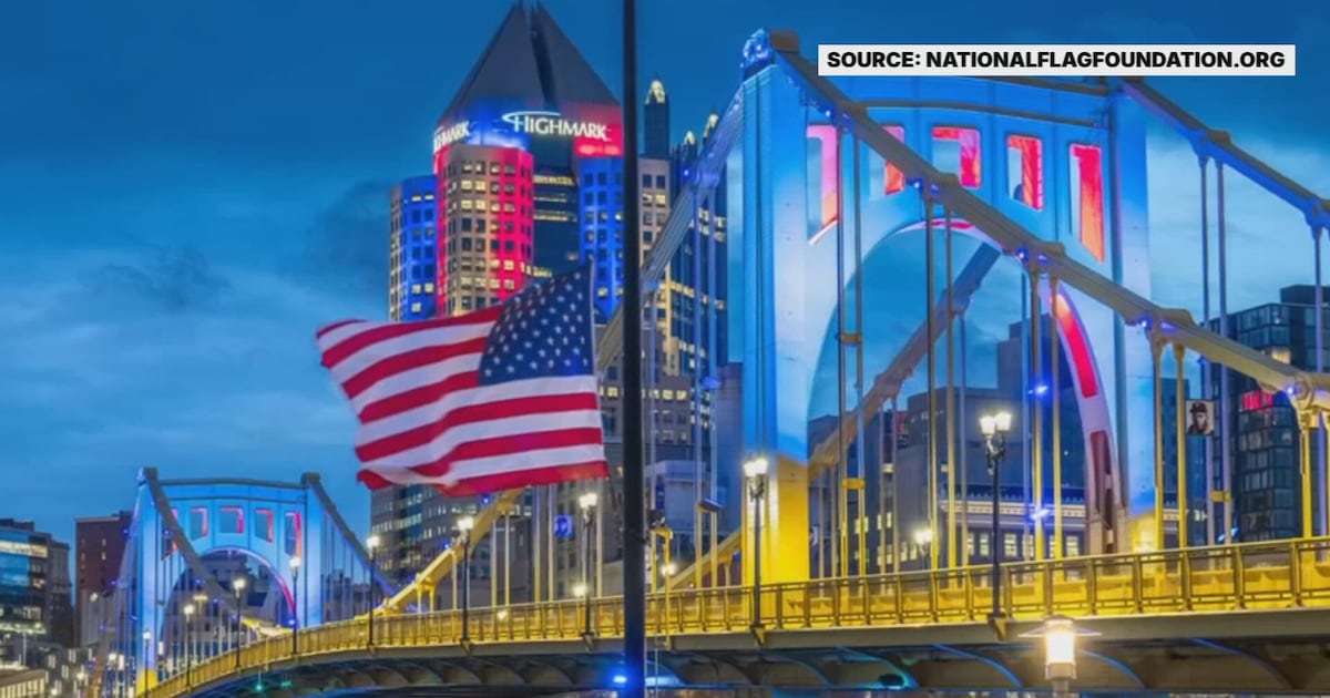 The National Flag Foundation highlights Pittsburgh and helps America 250 shine  – WPXI