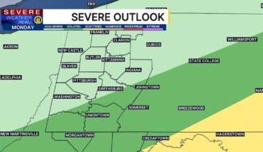Rainy start to Monday with flooding, strong winds possible in some areas