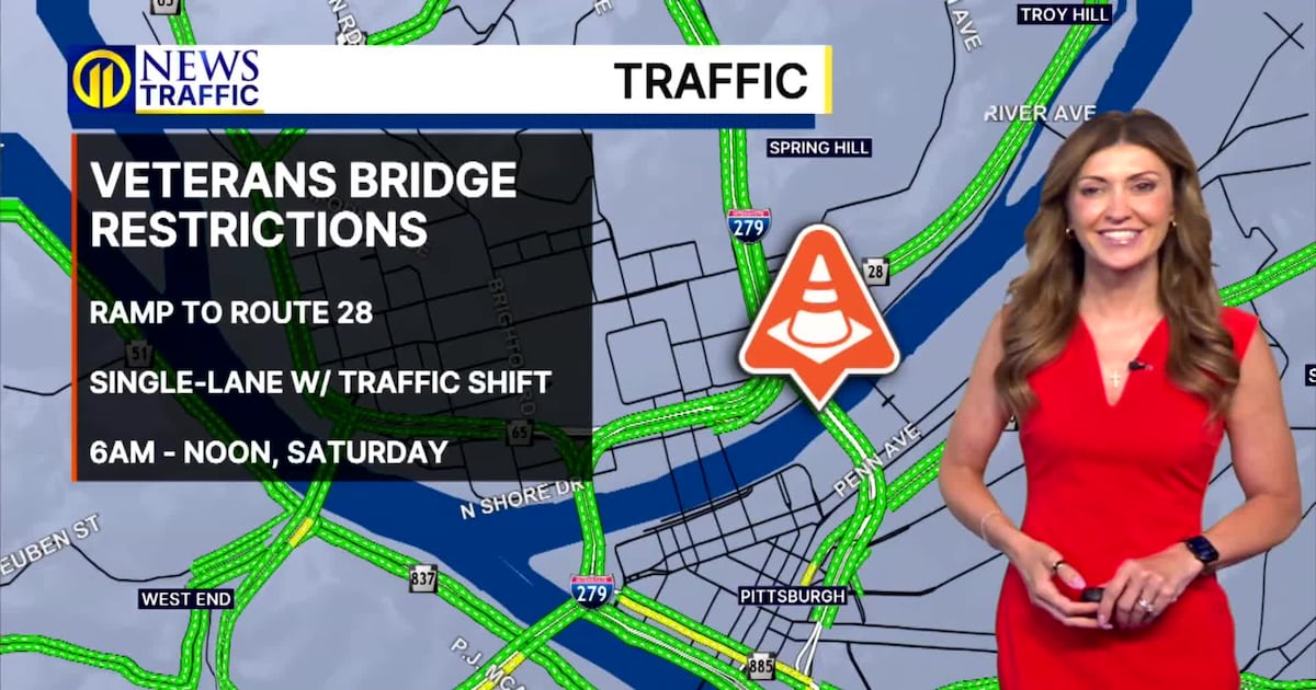 TRAFFIC: Veterans Bridge restrictions – WPXI
