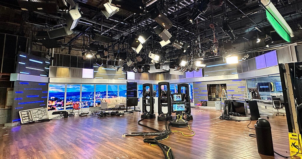 Renovations underway on KDKA-TV studio, new augmented/virtual reality technology being implemented