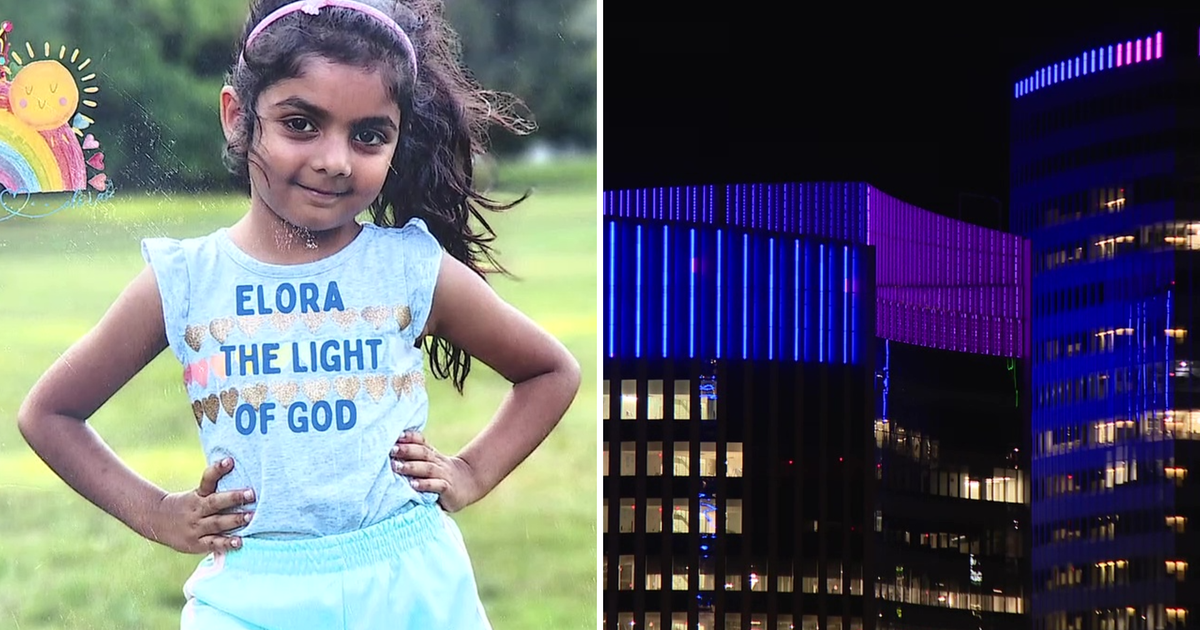 Pennsylvania landmarks light up for Elora Joyce Khan and pediatric brain cancer awareness