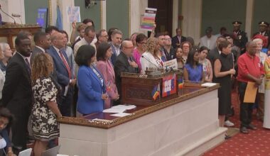 At Philadelphia City Council meeting, LGBTQ+ activist sounds alarm about police tactics at Pride