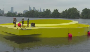 New Philadelphia art structure FloatLab turns heads on Schuylkill River
