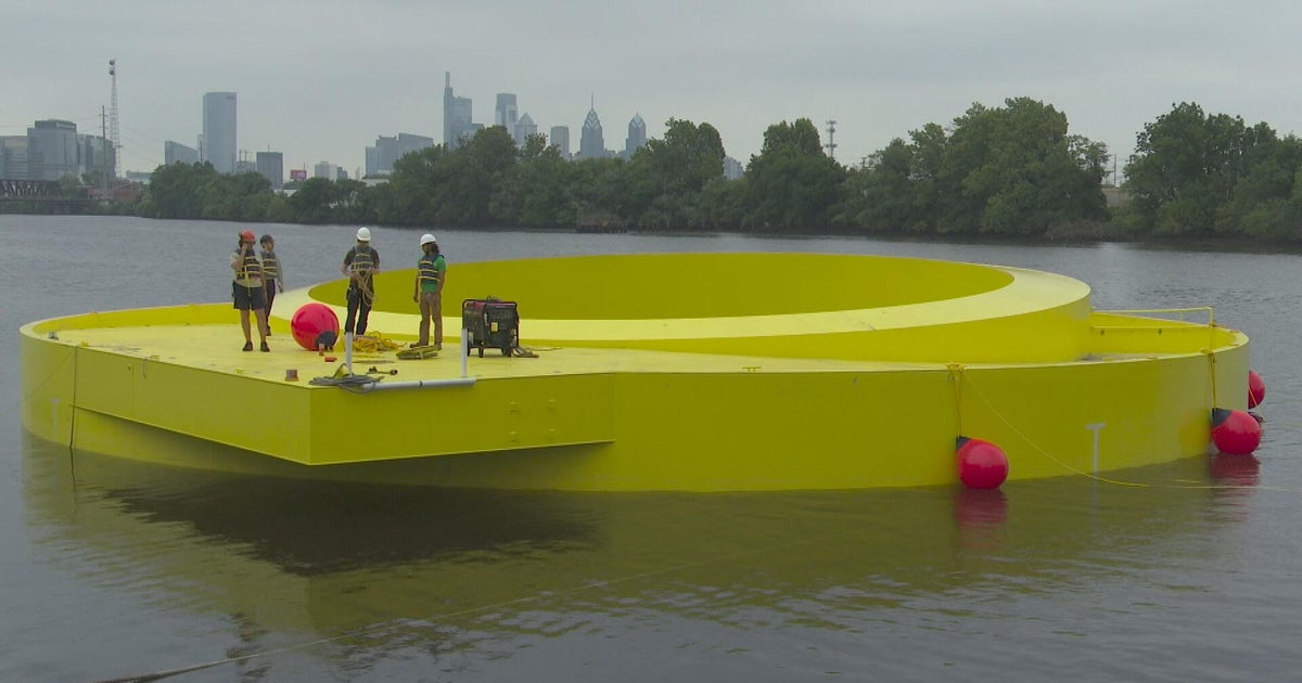 New Philadelphia art structure FloatLab turns heads on Schuylkill River