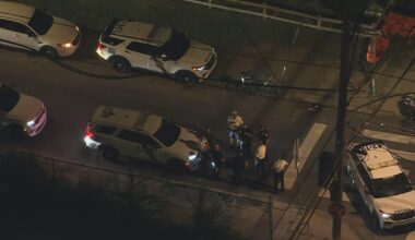 Driver accused of intentionally striking officer in North Philadelphia wanted, police say
