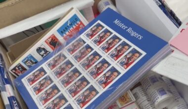 Mister Rogers stamps for sale again after winning national contest