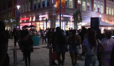 Hundreds of juveniles dispersed after 'escalating violence' in Market Square