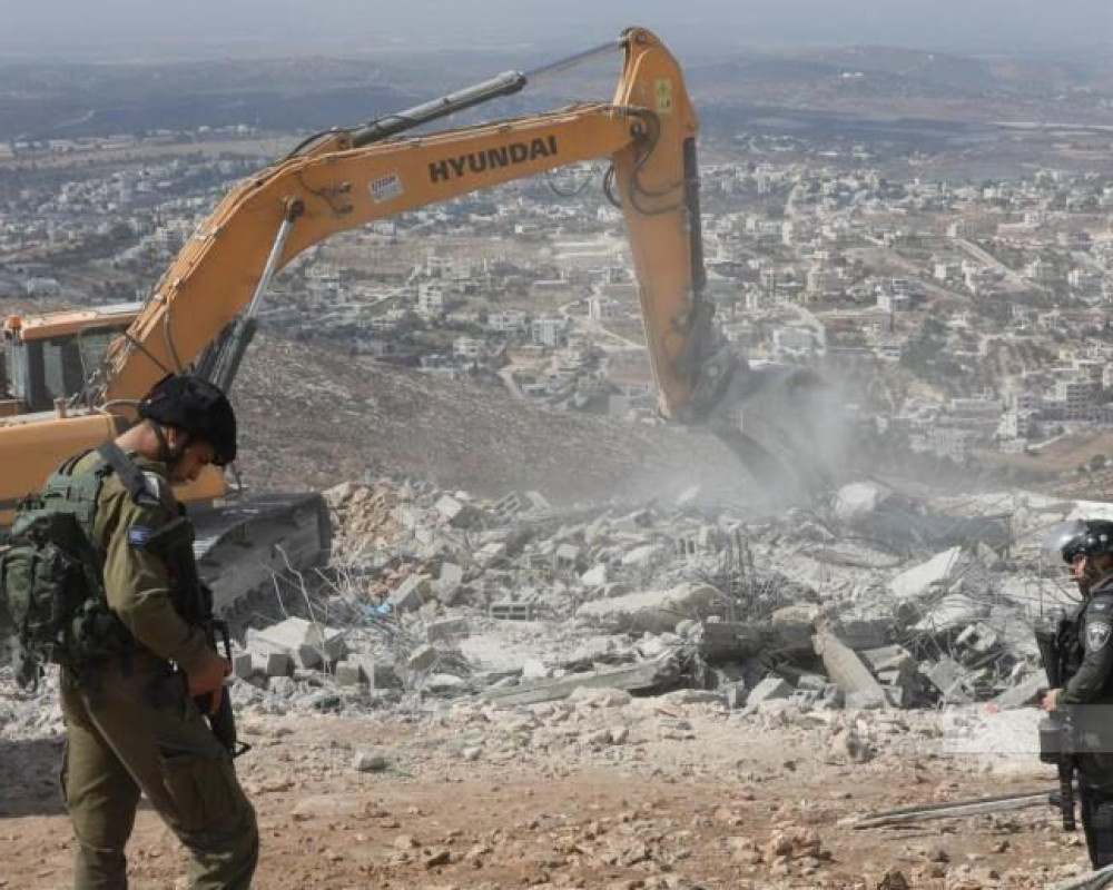 Israel demolishes Palestinian school playground west of Bethlehem