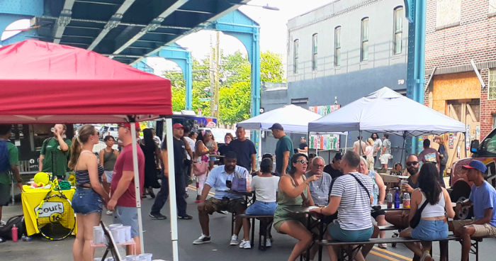 Fishtown's free Under the El Bazaar returns this weekend with live art, music and food