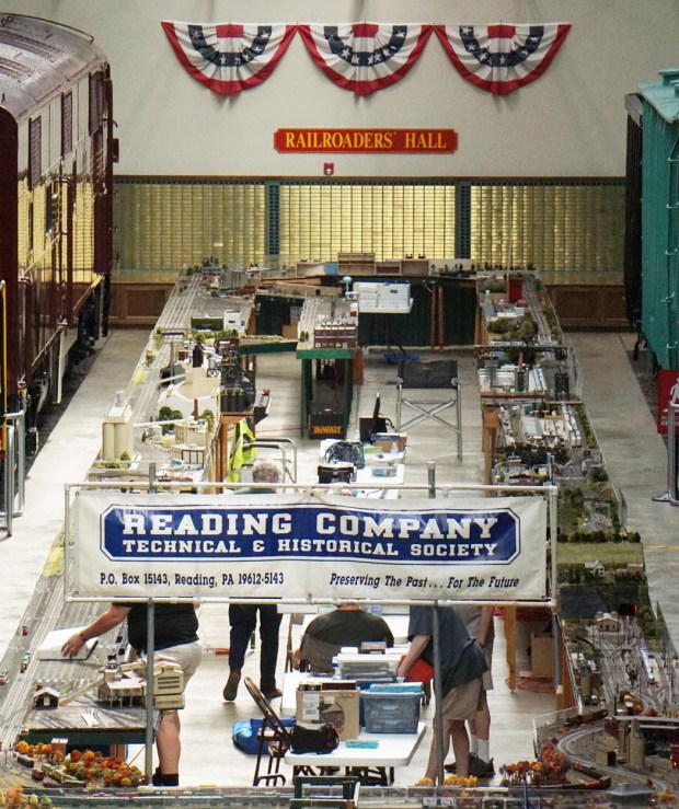 HO-gauge Reading Railroad display is at the Railroad Museum of Pennsylvania. SUBMITTED