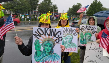 700-plus protest in Lehigh Valley's 1st 'No Kings' rally of the day on Trump's birthday