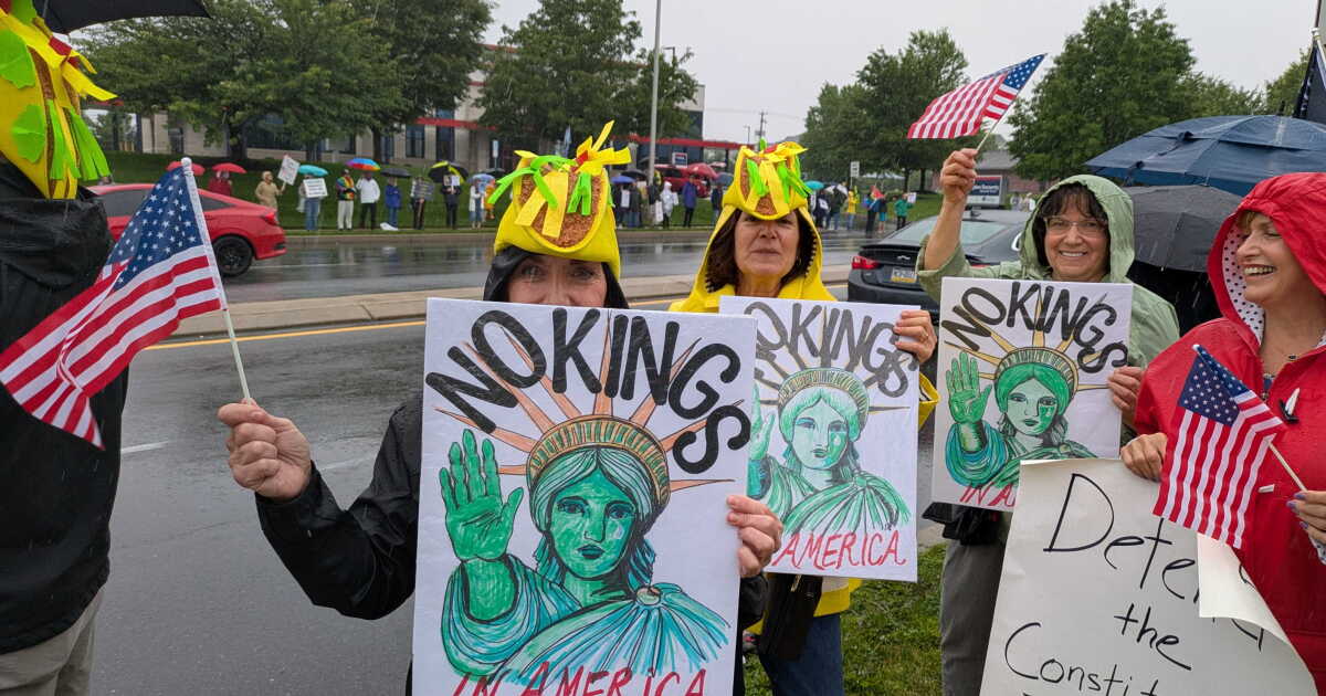 700-plus protest in Lehigh Valley's 1st 'No Kings' rally of the day on Trump's birthday