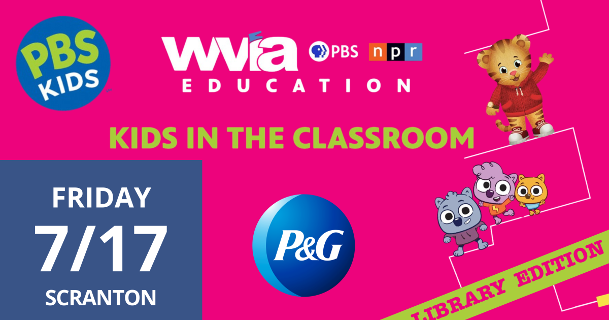 WVIA Education will be visiting the Lackawanna Children's Library
