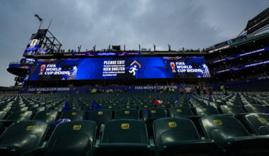 Storms halt play at France-Iraq World Cup match in Philadelphia
