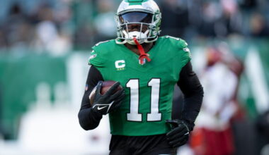 Eagles set to move on without star receiver A.J. Brown