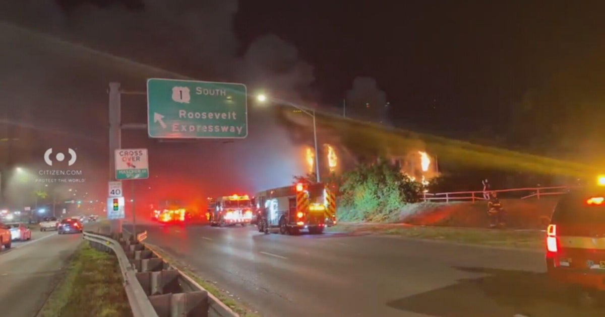 Massive fire rips through home in North Philadelphia, shuts down Roosevelt Boulevard