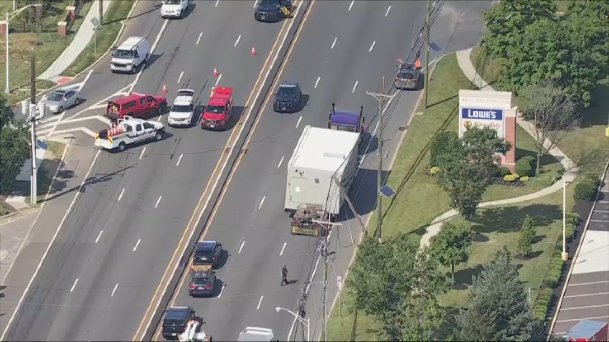 Fallen wires force traffic into standstill on NJ’s Route 130 – NBC10 Philadelphia
