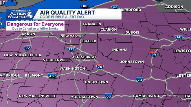 Heavy smoke to storms: Two Alert Days for Western PA heavy smoke to storms: two alert days for western pa