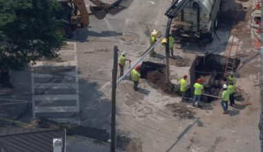 Water main break in Norristown leaves nearly 100 customers without water