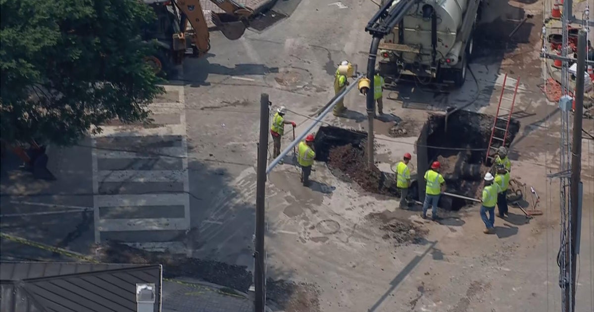 Water main break in Norristown leaves nearly 100 customers without water