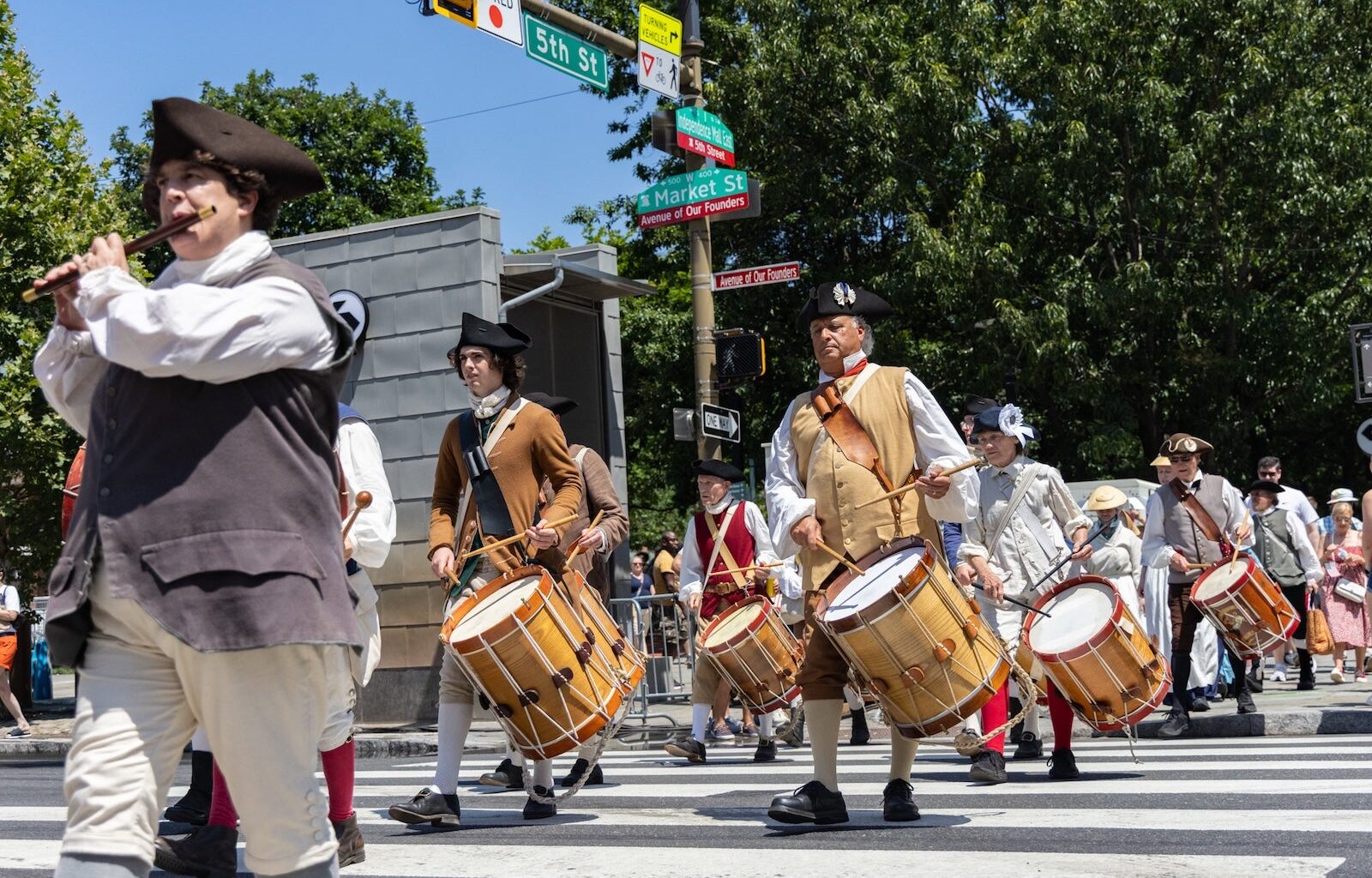 Philly 250th parade: Despite heat cancellation, tourists flood Old City