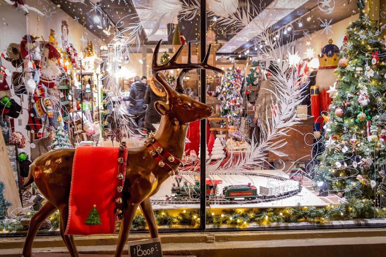 Dear Santa is one of Main Street's Christmas-themed shops, selling ornaments and decor from around the world.