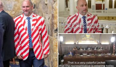 Pennsylvania state Rep. Eric Davanzo says he was kicked off House floor over 'patriotic' suit ahead of America 250