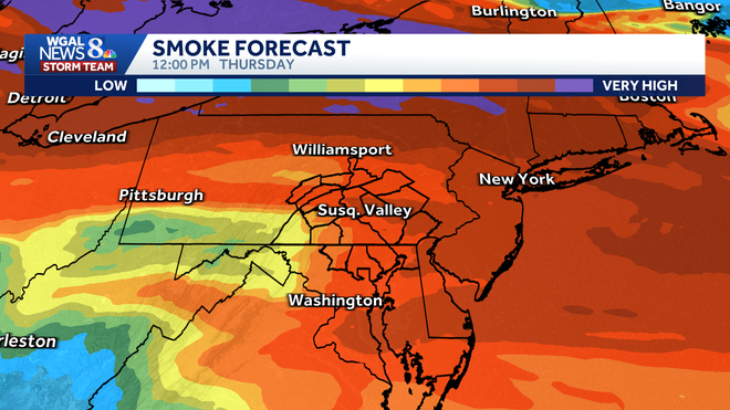 wildfire smoke impacting air quality