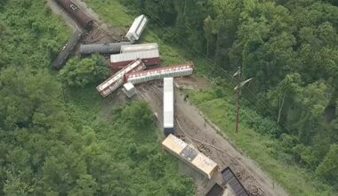 Police lift evacuation orders after Pennsylvania freight train derailment