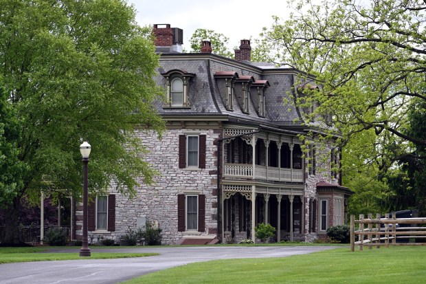 The Tulpehocken Manor in Jackson Township, Lebanon County, just past Myerstown, where George Washington slept during his visits. (BILL UHRICH/READING EAGLE)