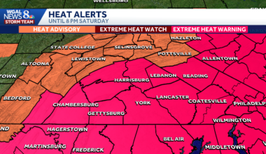 Extreme heat continues across South-Central Pennsylvania