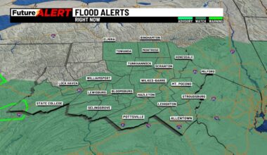 Pennsylvania weather: NWS issues Flash Flood Warnings for parts of NEPA