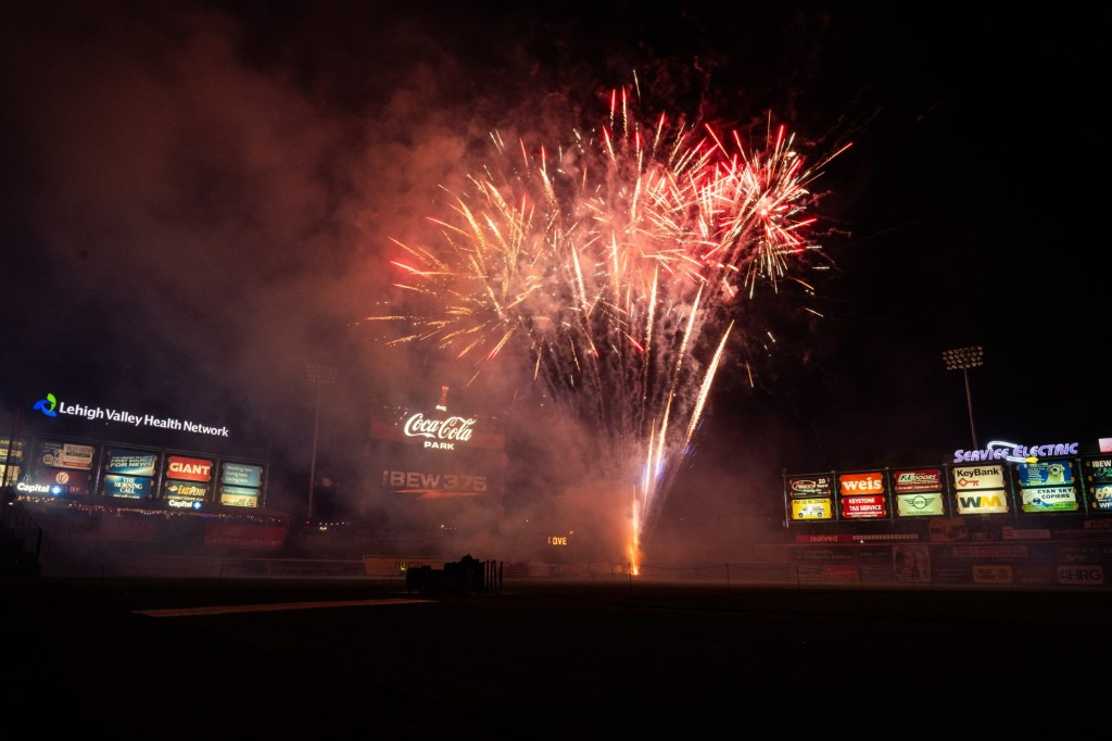 Coca-Cola Park hosts Fourth of July fireworks, drone light show: Photos