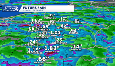 Western PA: Rain and storms Thursday and Friday
