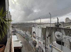 Massive Separation Wall surrounding Bethlehem. Image ICN/JS