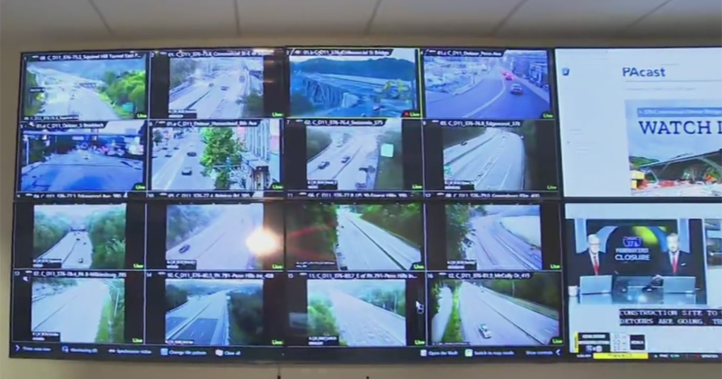 PennDOT closely monitoring Parkway East closure detour routes from real-time traffic center
