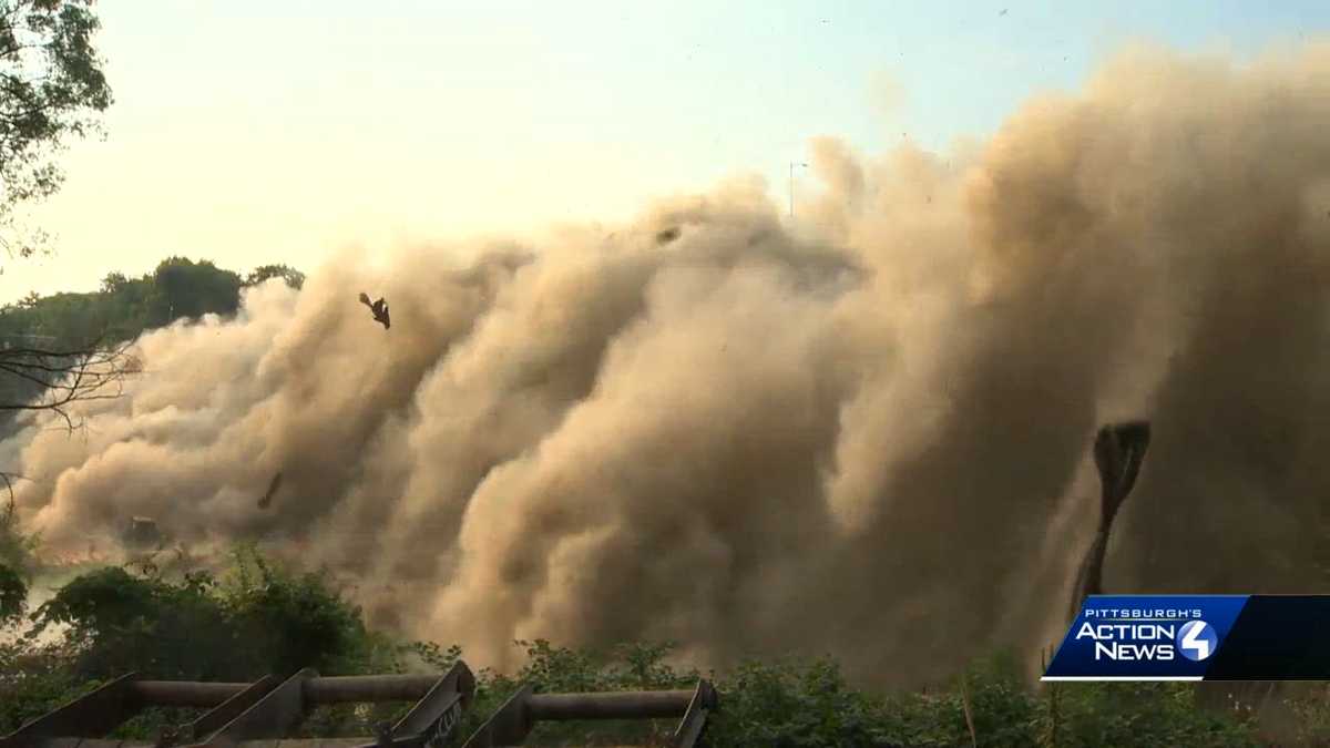 Commercial Street Bridge demolition in Pittsburgh felt miles away