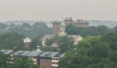 Haze over the Lehigh Valley