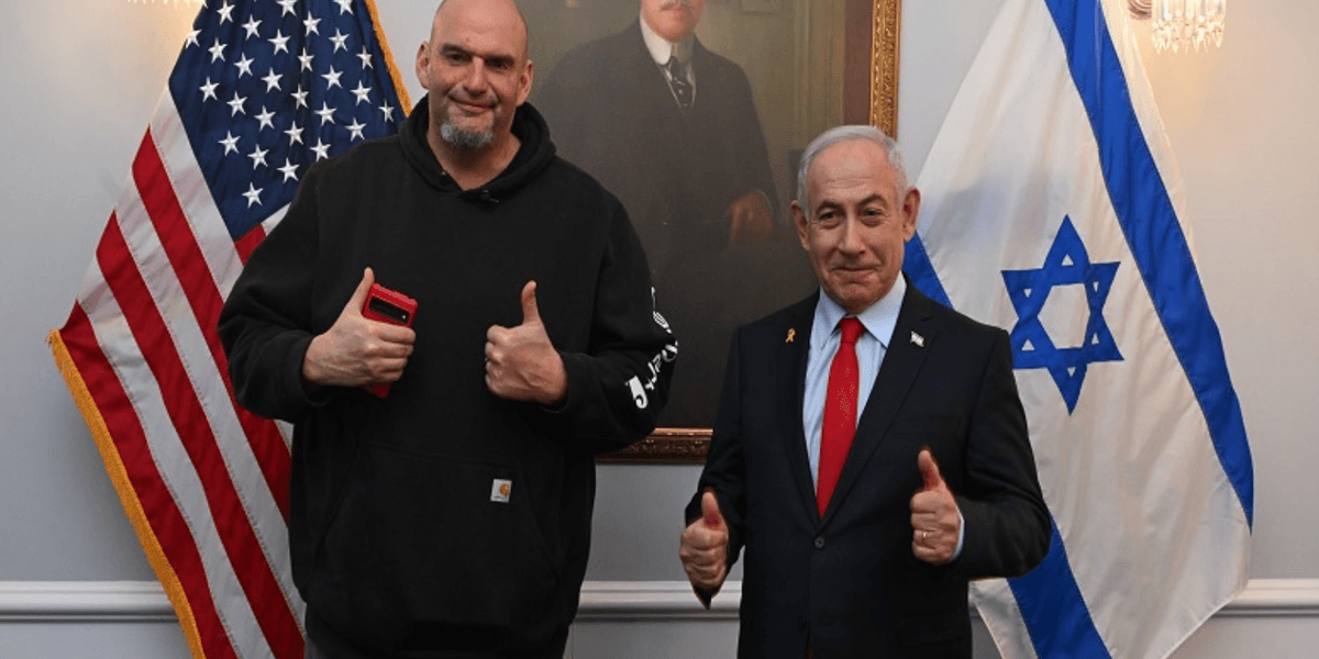 'What Region of Pennsylvania Is Israel Located In?': Fetterman Jeered for Threat to Quit Dems