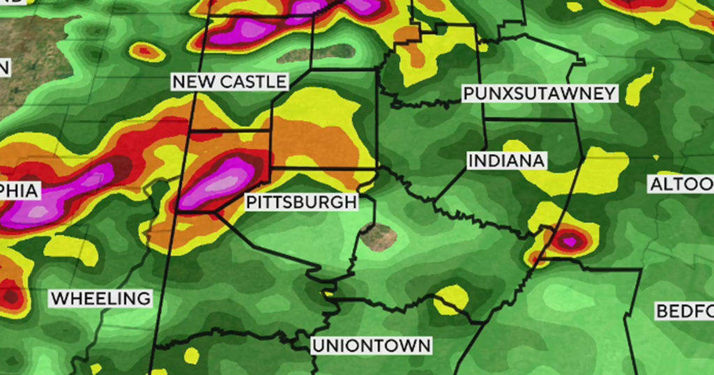 Severe weather could hit the Pittsburgh area today with hail, wind and tornado threats in place