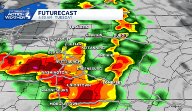 Western PA faces strong storms, flash flooding concerns overnight